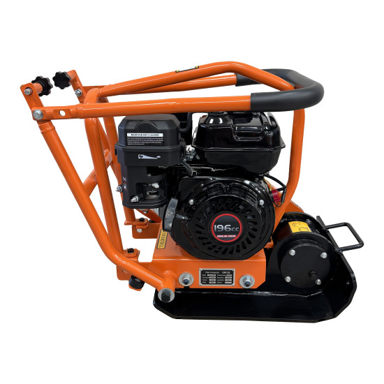12 Inch 196cc Plate Compactor Tamper 110 lbs for Compaction Pavers, Gravel and Dirt 