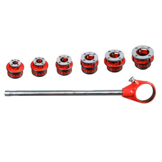 MexX Power 12-R 1/2 inch - 2 inch. Manual Ratchet Threader Set Compatible with RIDGID 700 41935 12R 36475