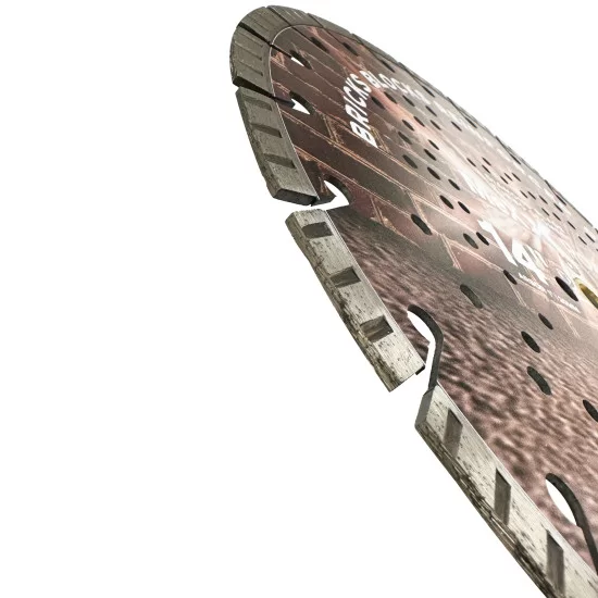 2-Pack 14" Premium Diamond Saw Blades - For Concrete, Brick, Block, Stone Cutting