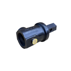 Auger Bit Adapter – 2" Hex Male to 2-9/16" Female Round for Skid Steers, Backhoes & Excavators