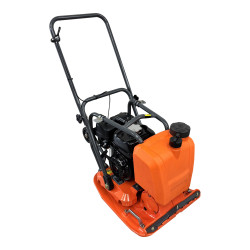 20 Inch Plate Compactor 220lbs Honda GX160 Tamper Transport wheel Water Tank Commercial Grade