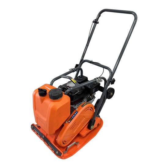 20 Inch Plate Compactor 220lbs Honda GX160 Tamper Transport wheel Water Tank Commercial Grade