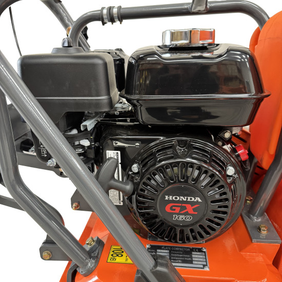 20 Inch Plate Compactor 220lbs Honda GX160 Tamper Transport wheel Water Tank Commercial Grade