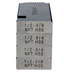 MX-47785 HSS 1/2"-3/4" RH NPT Universal High speed Stainless steel Pipe Dies