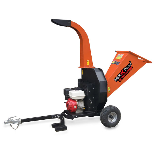 6 inch Honda GX 390 13HP Gasoline Disc Wood Chipper and Shredder Self Gravity feed