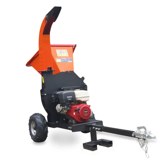 6 inch Honda GX 390 13HP Gasoline Disc Wood Chipper and Shredder Self Gravity feed