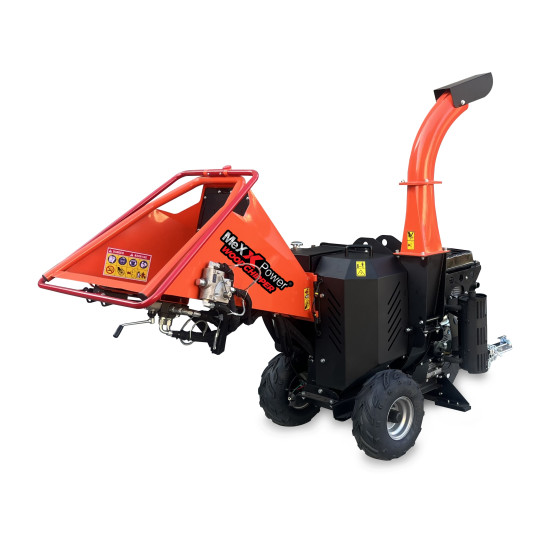 6 inch 27HP Hydraulic Commercial Flywheel / Disc Wood Chipper and Shredder 