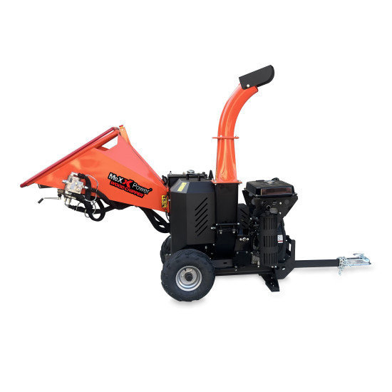 6 inch 27HP Hydraulic Commercial Flywheel / Disc Wood Chipper and Shredder 