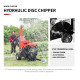 6 inch 27HP Hydraulic Commercial Flywheel / Disc Wood Chipper and Shredder 