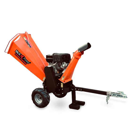 6" inch Commercial Wood Chipper Towable Gas-Powered Gravity-Feeding 