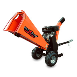 6" inch Commercial Wood Chipper Towable Gas-Powered Gravity-Feeding 