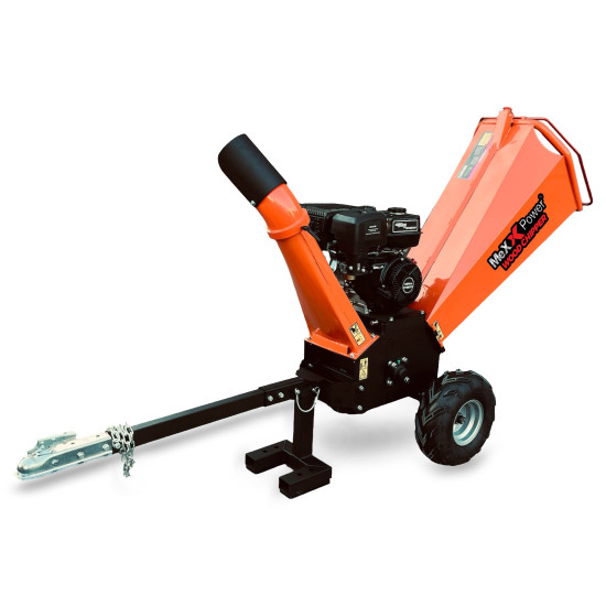 6" inch Commercial Wood Chipper Towable Gas-Powered Gravity-Feeding 