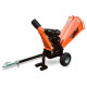 6" inch Commercial Wood Chipper Towable Gas-Powered Gravity-Feeding 