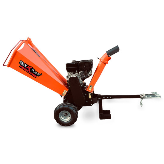 6" inch Commercial Wood Chipper Towable Gas-Powered Gravity-Feeding 