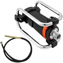 Electric Concrete Vibrator with 15-Ft Poker to Remove Air Bubbles