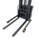 Full Powered drive Electric pallet Stacker straddle 1500 kg (3300 lbs) Lift 138"