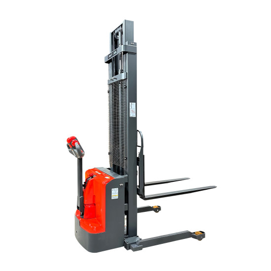 Full Powered drive Electric pallet Stacker straddle 1500 kg (3300 lbs) Lift 138"