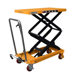 Hydraulic Manual Lift Cart Table size 36" X 20" Lift height 59" | 770 LBS Capacity