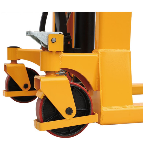 Hydraulic Manual Stacker Narrow Legs 1000 kg  (2204 lbs) + 63" Capacity