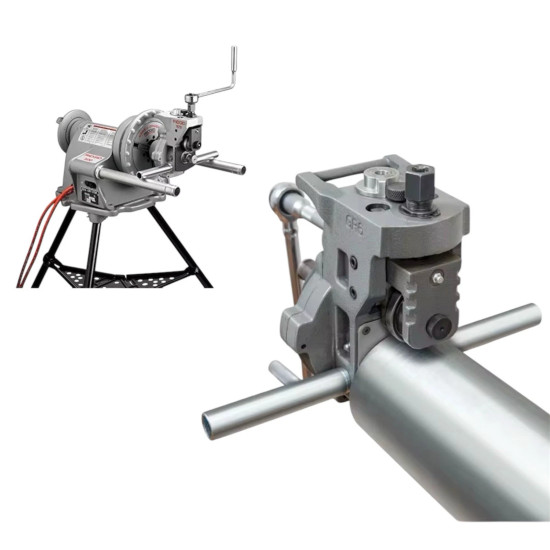 Mexx Power MEX-975 Combo Roll Groover 1-1/4" – 6" for RIDGID 300 Power Drive | Manual & In-Air Pipe Grooving Machine