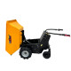 500kg 48V Electric Wheelbarrow Mini Dumper Power Lift Dump 360-Degree Turn