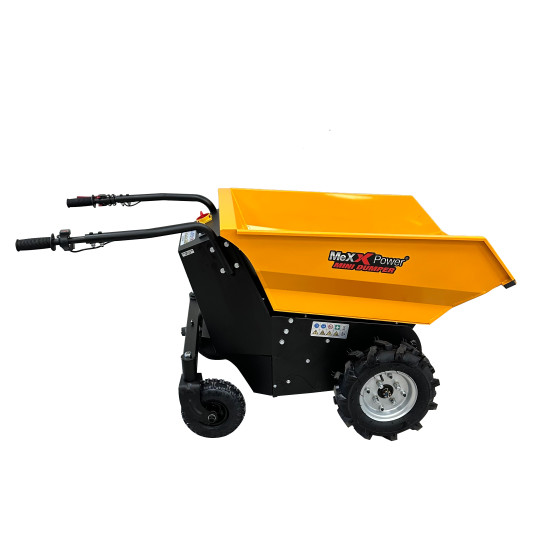 500kg 48V Electric Wheelbarrow Mini Dumper Power Lift Dump 360-Degree Turn