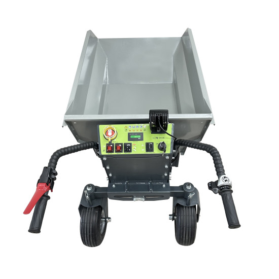 500kg 48V Electric Wheelbarrow Mini Dumper Power Lift Dump 360-Degree Turn 500kg 48V Electric Wheelbarrow Mini Dumper Power Lift Dump 360-Degree Turn