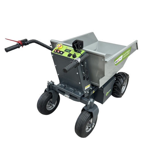 500kg 48V Electric Wheelbarrow Mini Dumper Power Lift Dump 360-Degree Turn 500kg 48V Electric Wheelbarrow Mini Dumper Power Lift Dump 360-Degree Turn