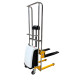 Semi Electric Pallet Stacker Platform lift  height 67" inch 880 Lb. Capacity