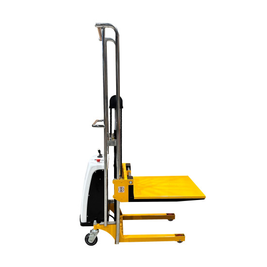 Semi Electric Pallet Stacker Platform lift  height 67" inch 880 Lb. Capacity