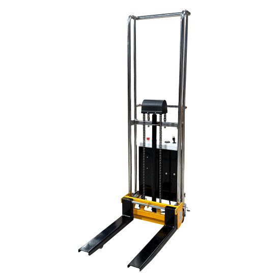 Semi Electric Pallet Stacker Platform lift  height 67" inch 880 Lb. Capacity