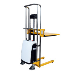 Semi Electric Pallet Stacker Platform lift  height 67" inch 880 Lb. Capacity