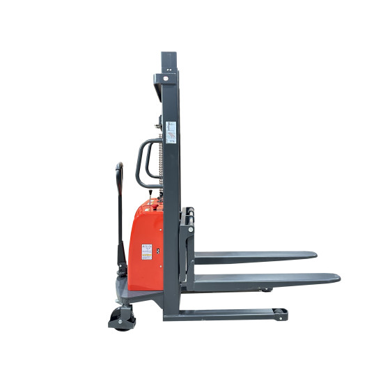 Semi Electric Pallet Stacker 1500 kg (3300 lbs) 98" Lift 